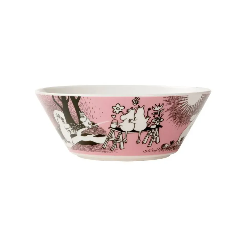 Moomintroll Love Bowl 15cm bol rose céramique 15 cm