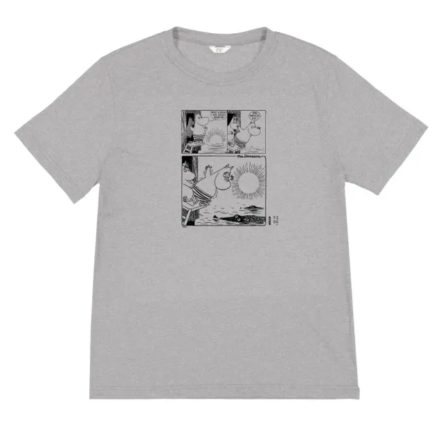 Moomintroll Morning Swim t-shirt gris