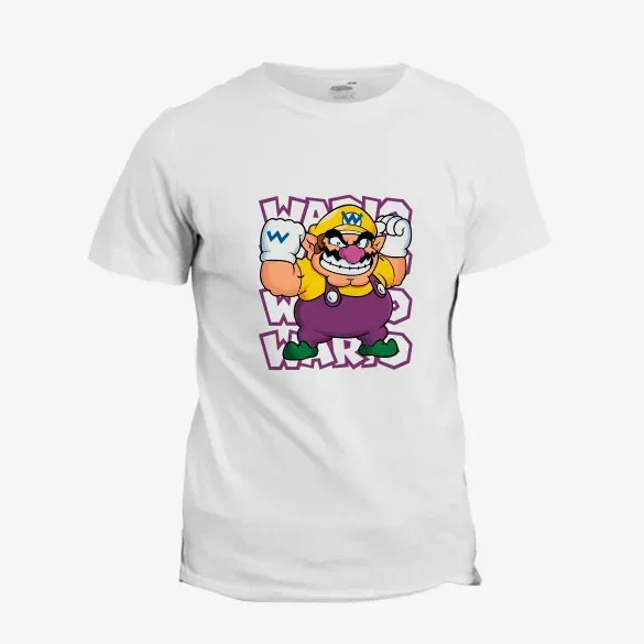 Pixgoodies Mario Wario t-shirt coton jeu vidéo