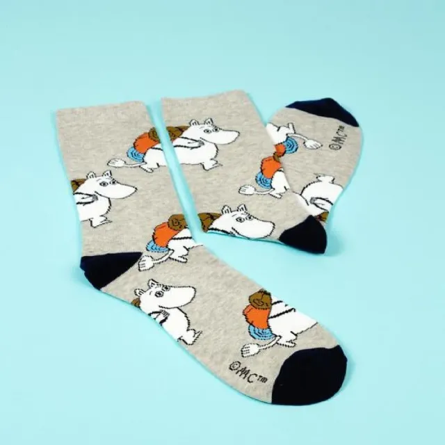 Moomintroll Adventuring chaussettes gris 40-45 coton
