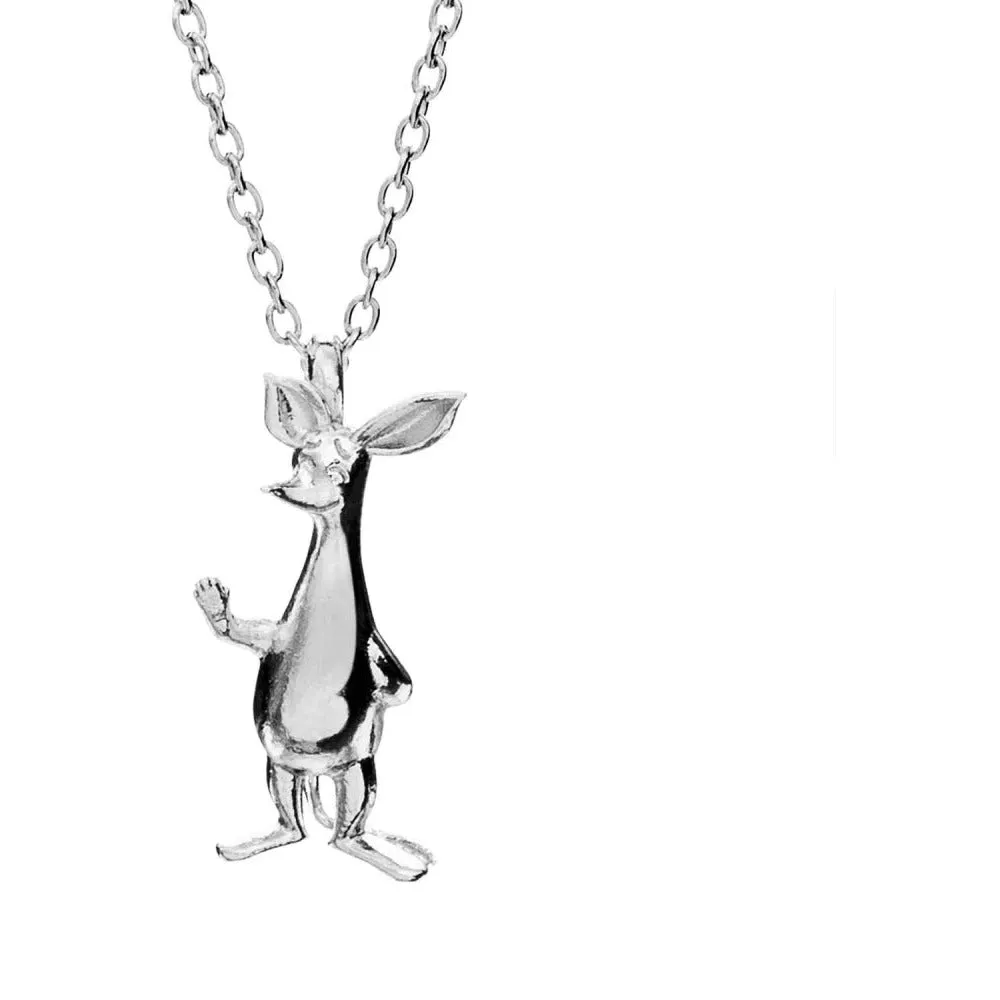 Moomintroll Sniff collier argent sterling 11x25 mm