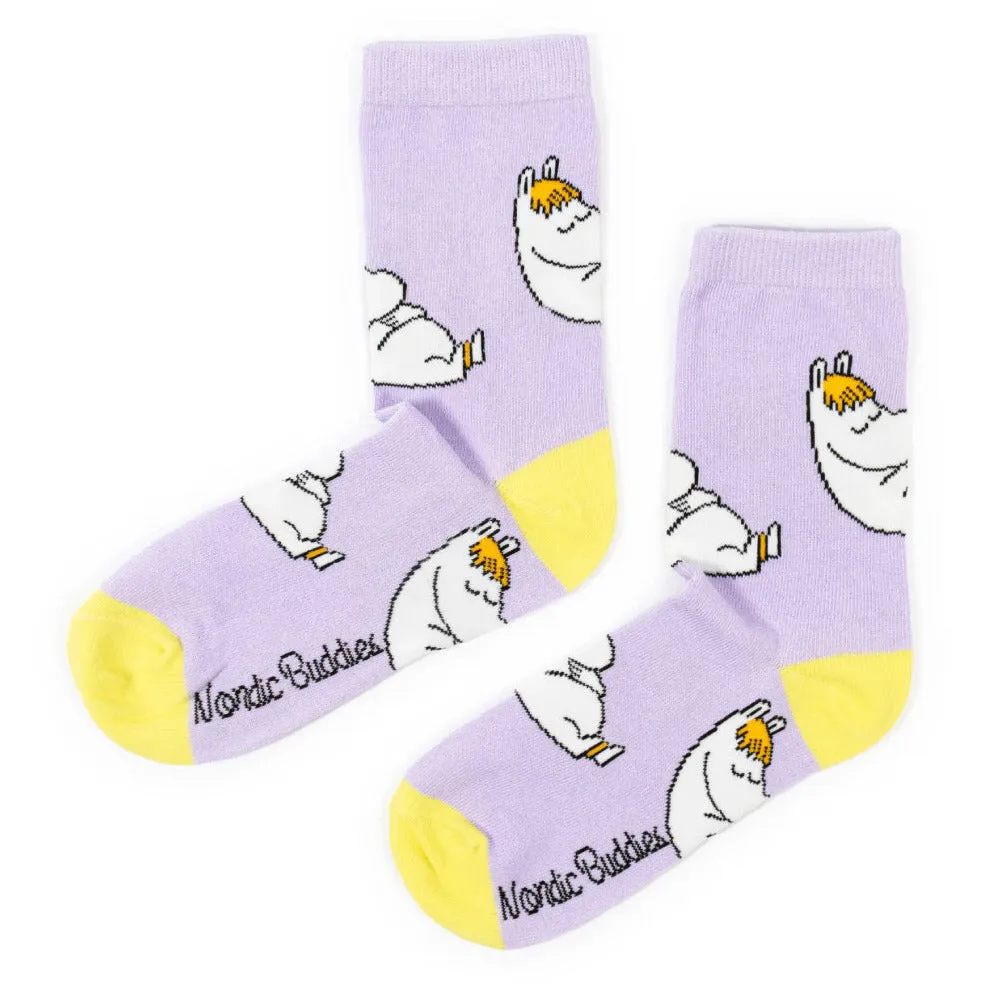Moomintroll Snorkmaiden chaussettes coton 36-42
