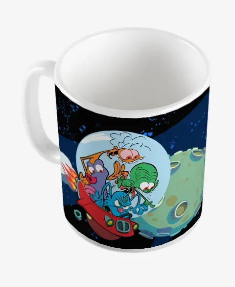 Pixgoodies Zinzins de l’espace mug céramique