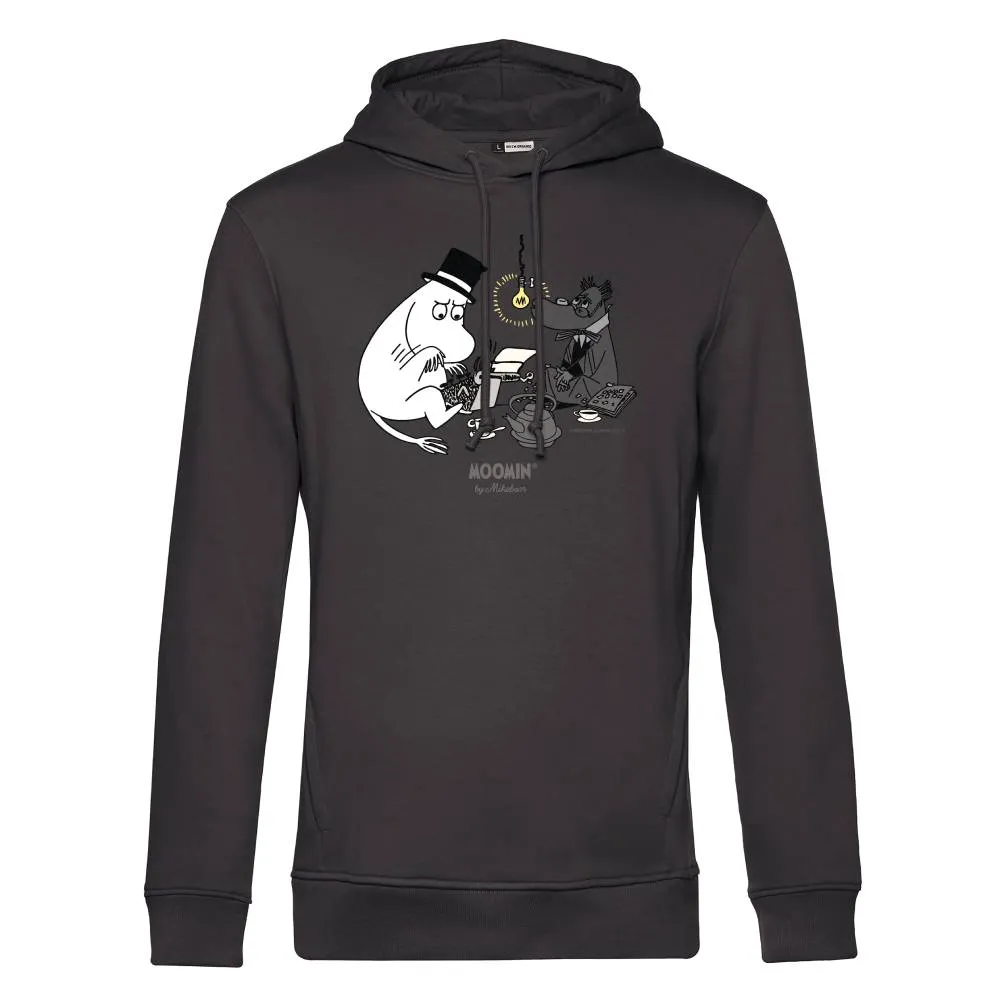 Moomintroll Moominpappa Typing hoodie noir