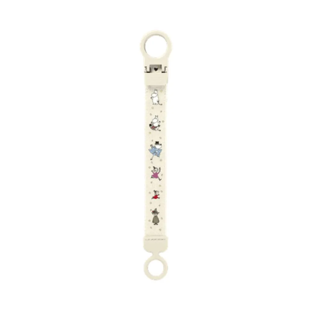 Moomintroll Friends attache-sucette ivoire silicone
