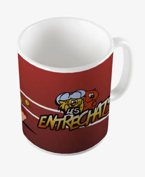 Pixgoodies Les Entrechats Isidore mug céramique
