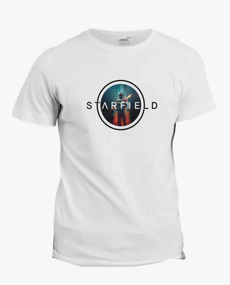 Pixgoodies T-shirt Starfield vers l'infini et l'au-delà coton