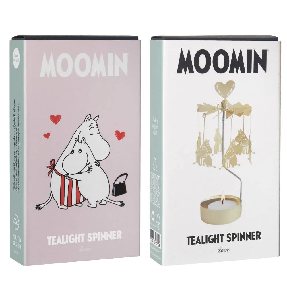 Moomintroll Moomin Love bougeoir rotatif doré