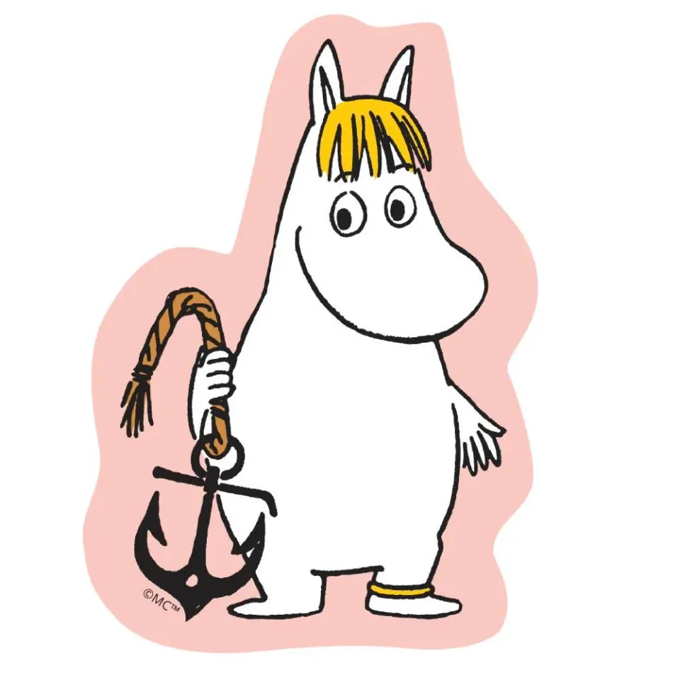 Moomintroll Snorkmaiden sticker vinyle 9 cm
