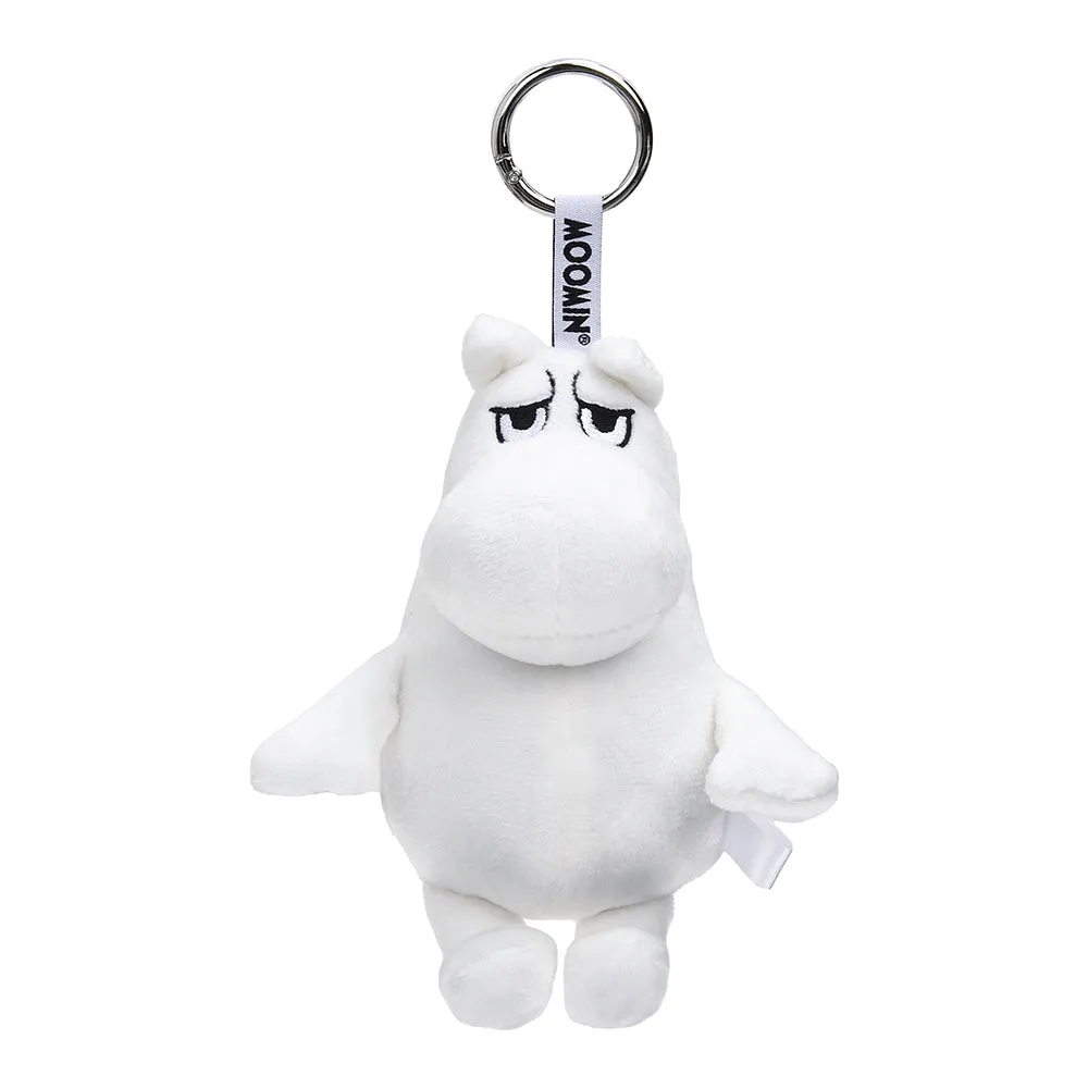 Moomintroll Angry porte-clés peluche blanc 12 cm