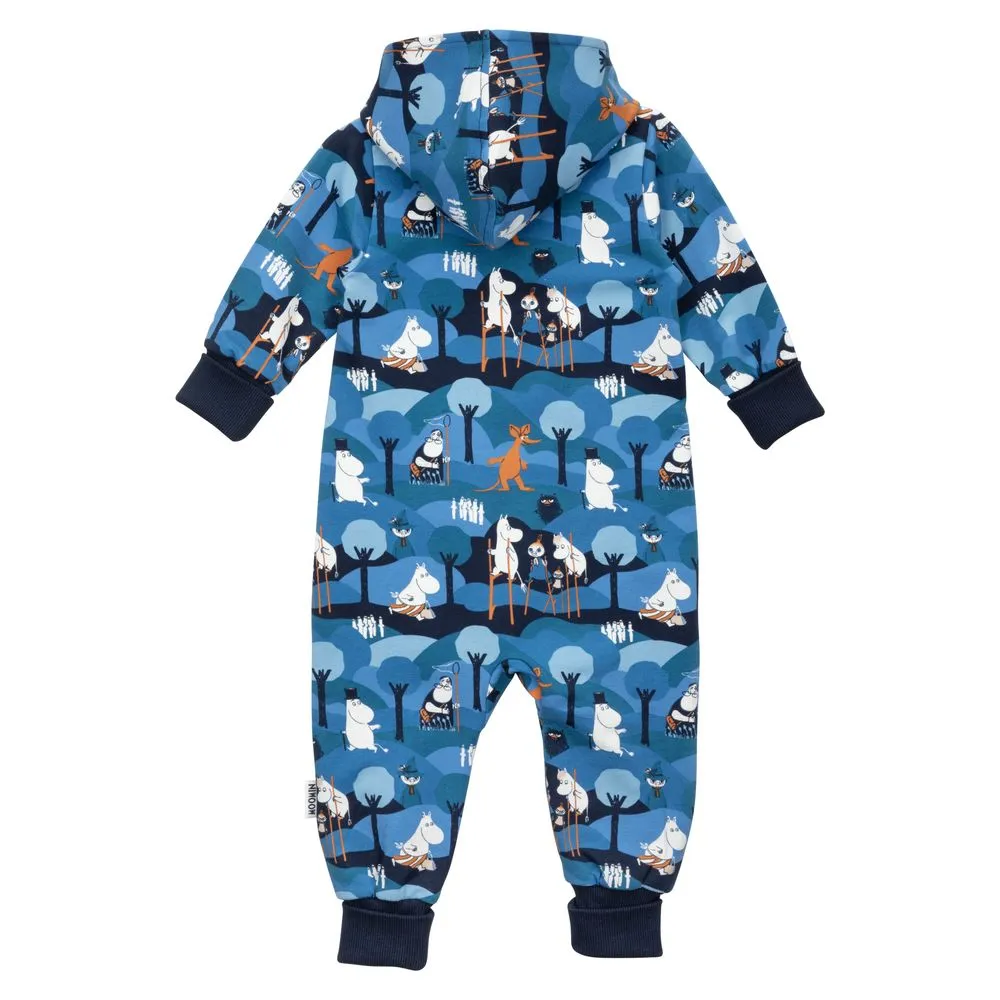 Moomintroll Moomin Adventure combinaison bébé bleue en coton