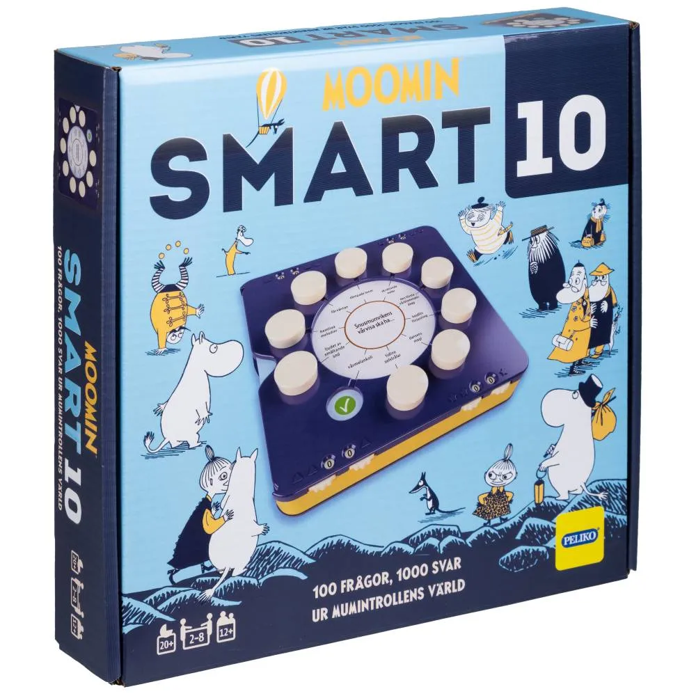 Moomintroll Smart10 jeu de quiz 100 questions 2-8 joueurs