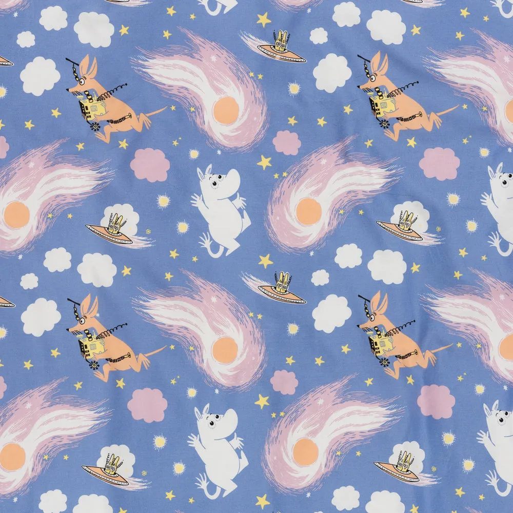 Moomin Space Adventure taie d’oreiller bleue