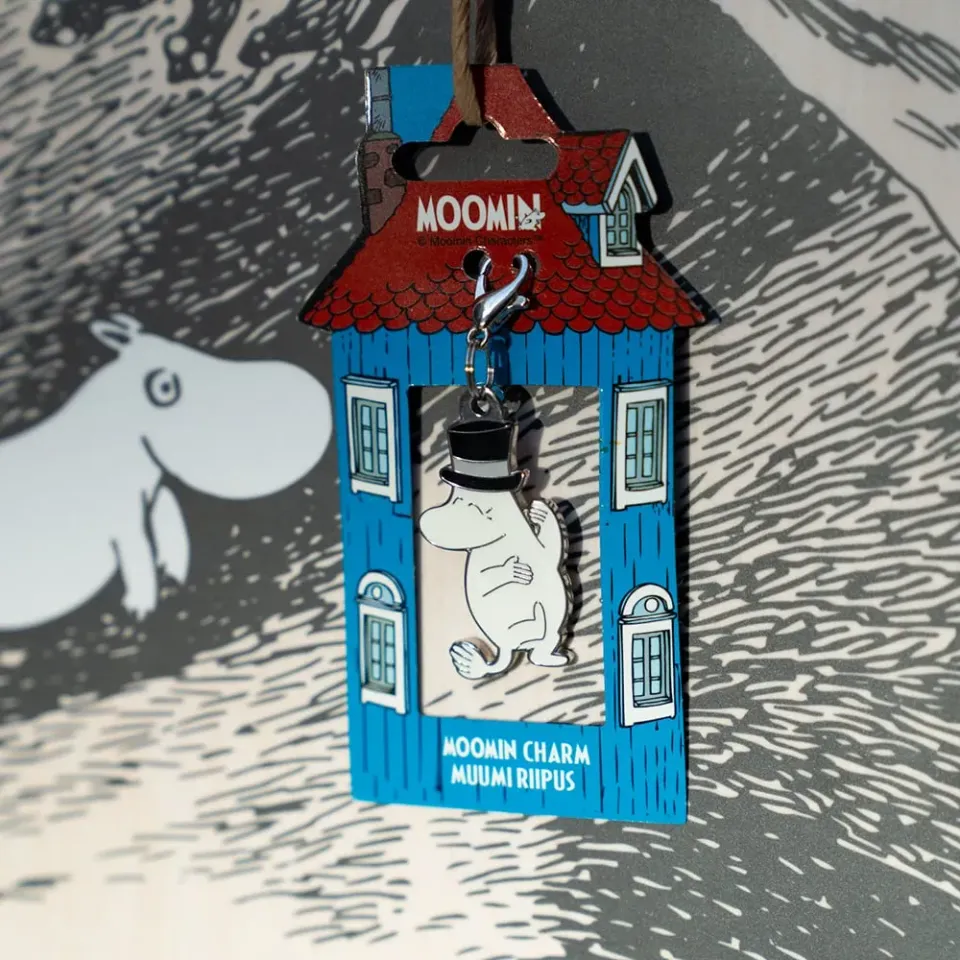 Moomintroll Moominpappa breloque porte-clés 4 cm