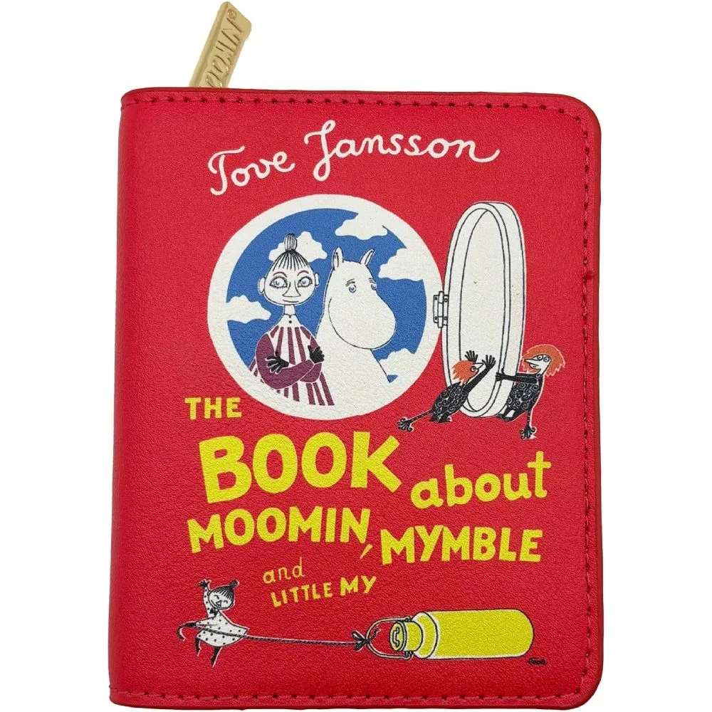 Moomintroll The Book About Moomin Mymble portefeuille rouge