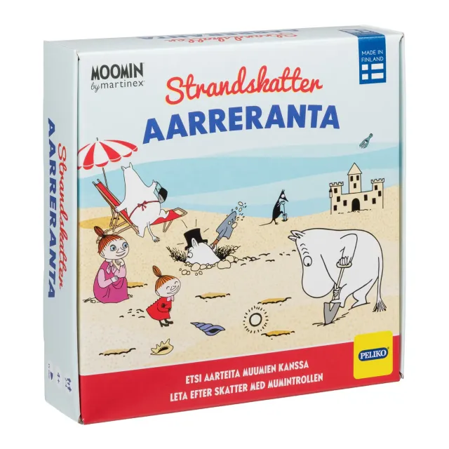 Moomintroll Treasure Beach jeu de mémoire 2-4 joueurs