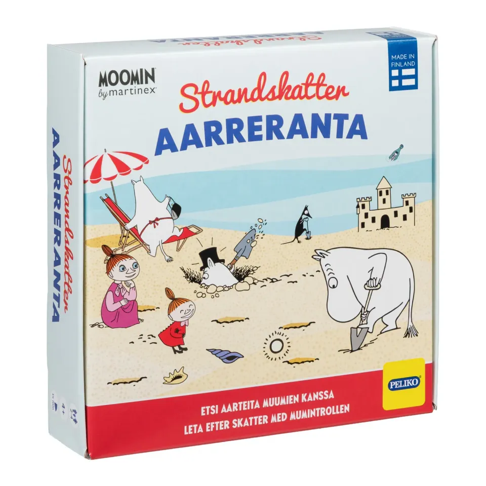 Moomintroll Treasure Beach jeu de mémoire 2-4 joueurs