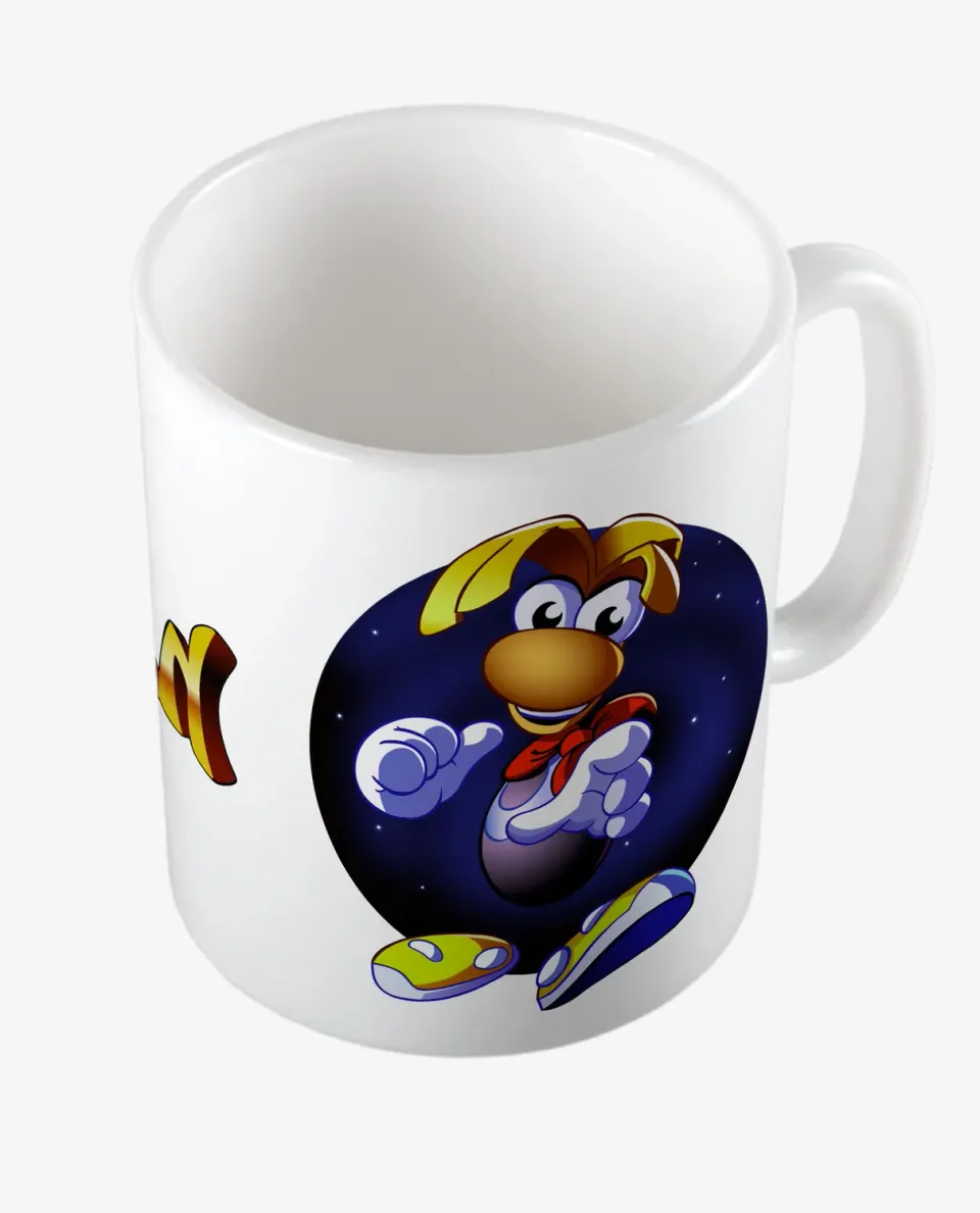 Pixgoodies Rayman pas de bras pas de retro gaming mug céramique 325 ml