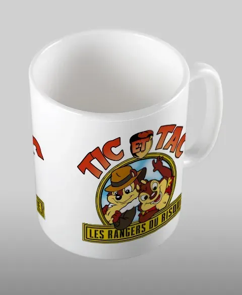 Pixgoodies Tic et Tac Rangers du risque mug céramique