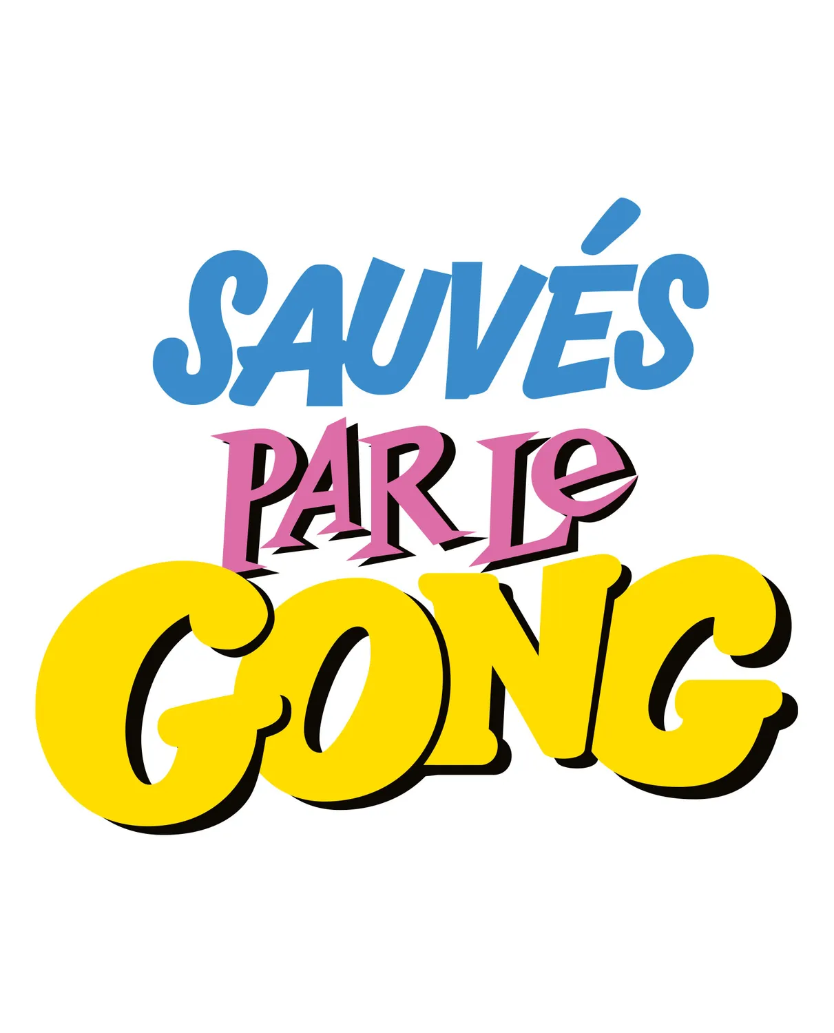 Pixgoodies Sauvés par le gong T-shirt coton
