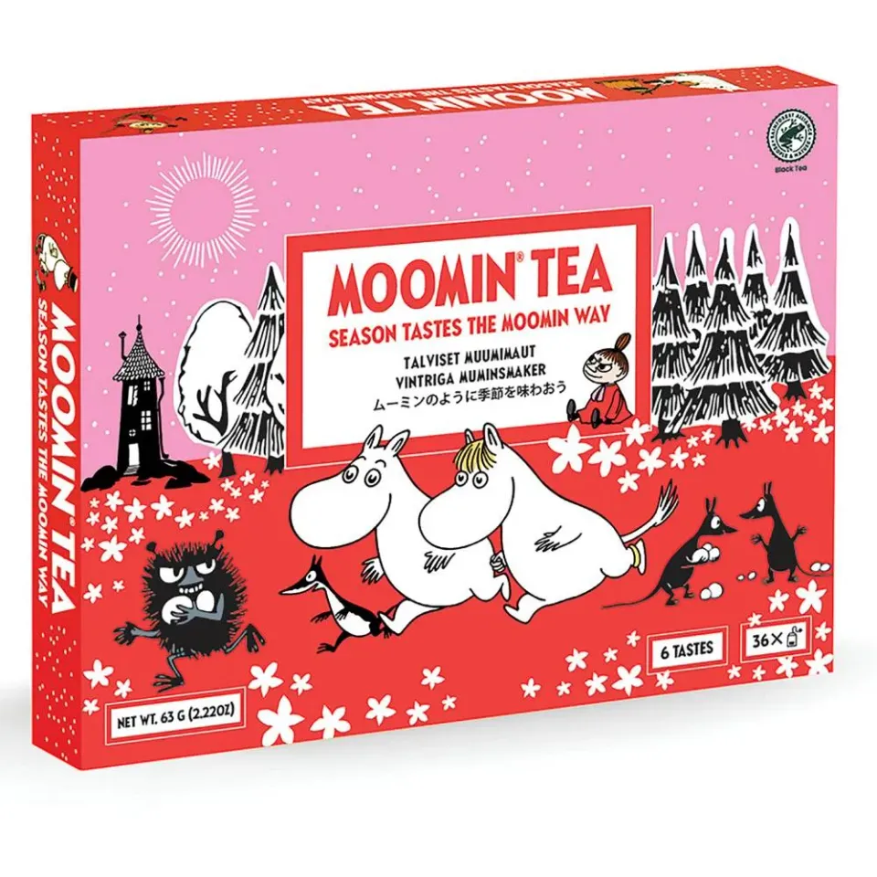 Moomintroll Season Tastes thé noir 6 parfums 36 sachets