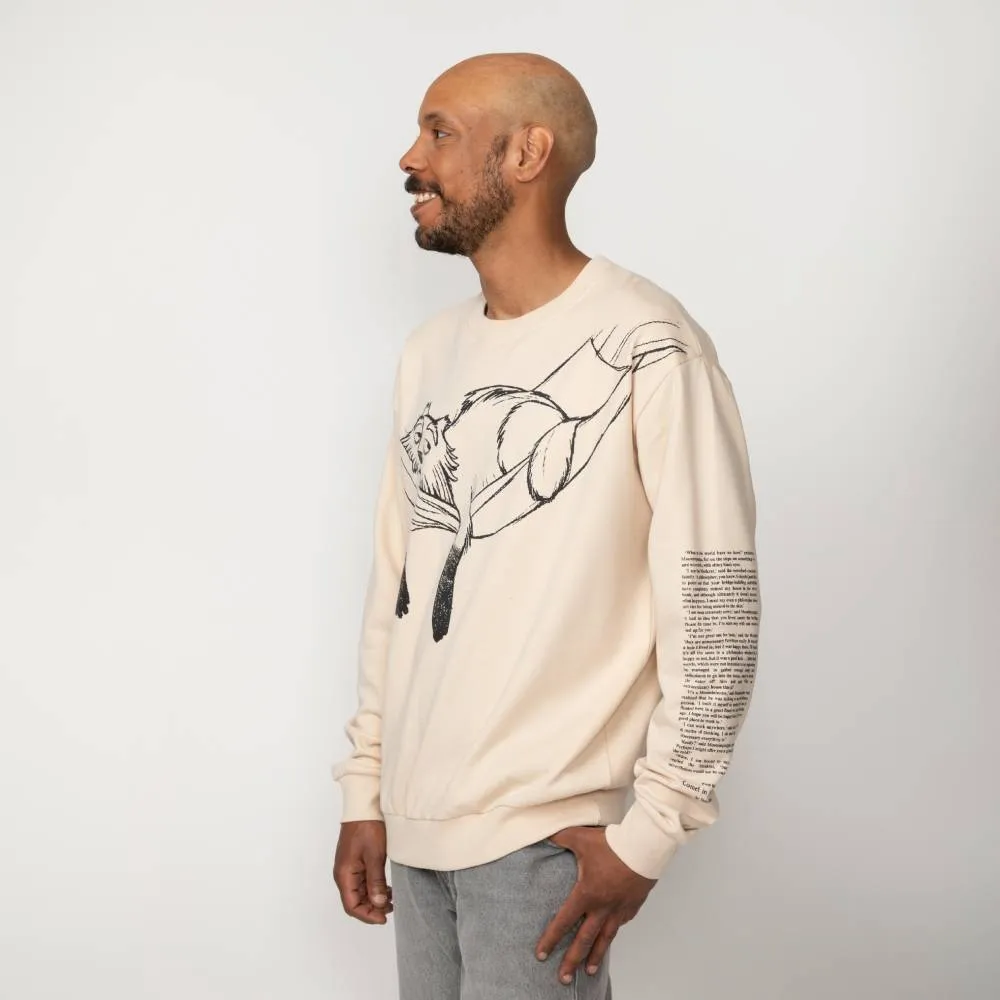 Moomintroll Muskrat Sweat beige coton homme