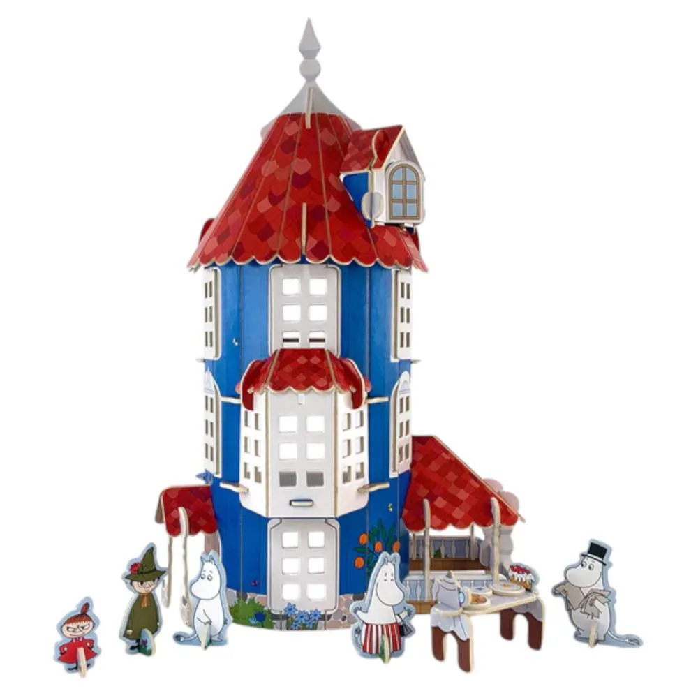Moomintroll Moominhouse playset 3D maison 56 pièces éco