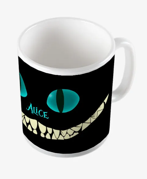 Pixgoodies Alice Chat du Cheshire Mug céramique