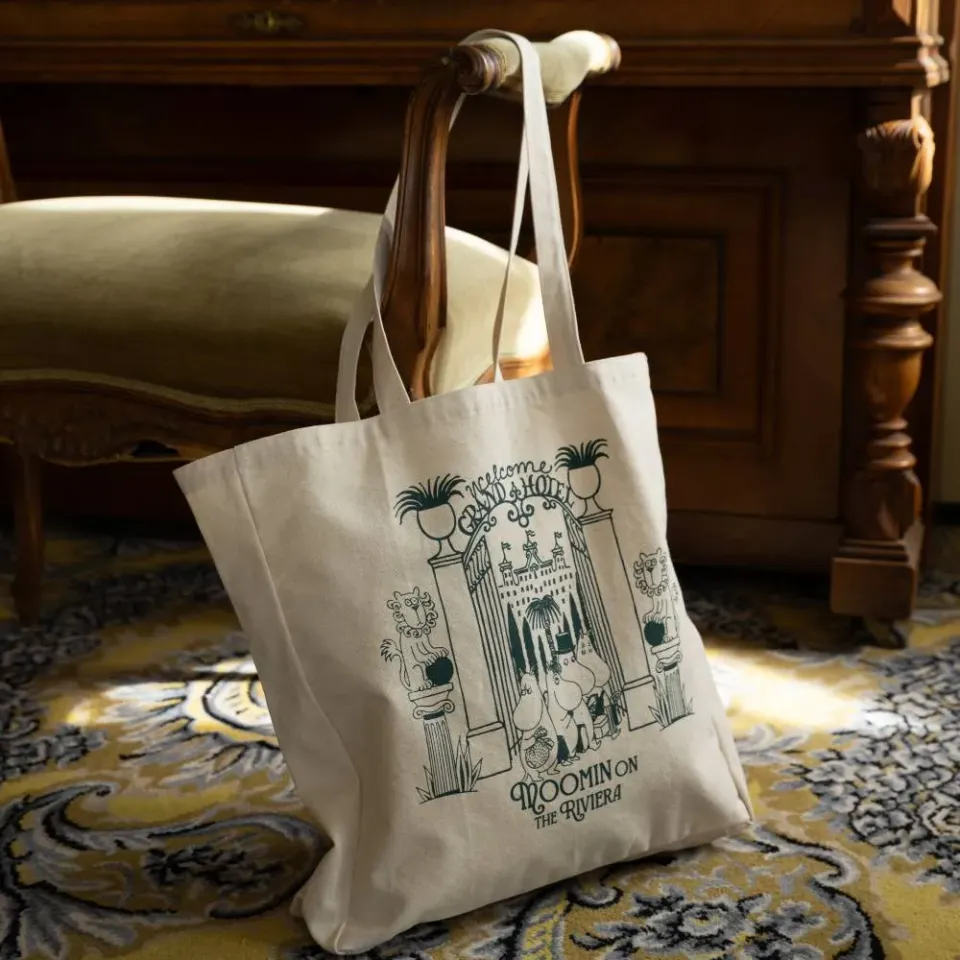 Moomintroll Riviera tote bag coton