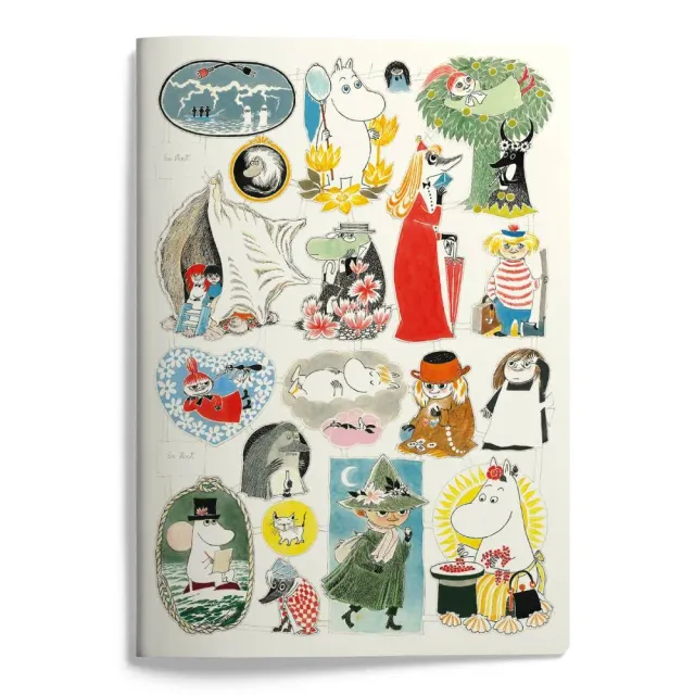 Moomintroll Moomin Scrap carnet papier blanc