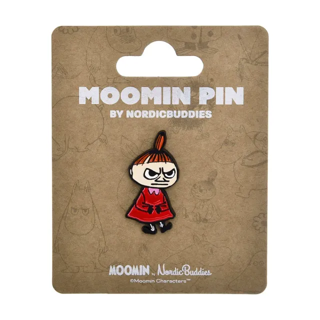Moomintroll Angry Little My pin's rouge 4 cm
