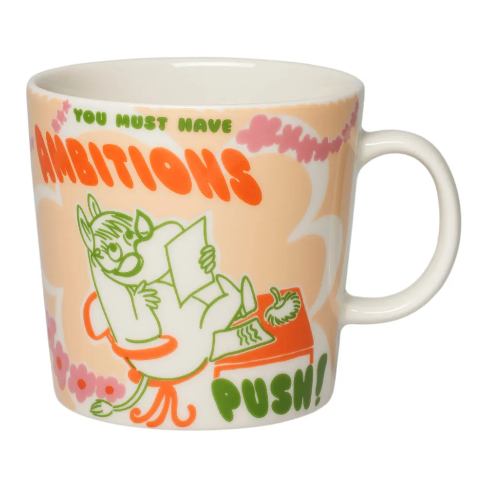 Moomintroll Rebel Club Boss Lady mug 0,4 L vitroporcelaine