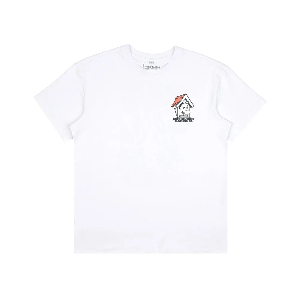 Moomintroll Moominhouse t-shirt blanc coton