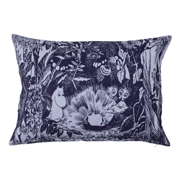 Moomintroll Mystical Forest housse de coussin 40x58 cm lin