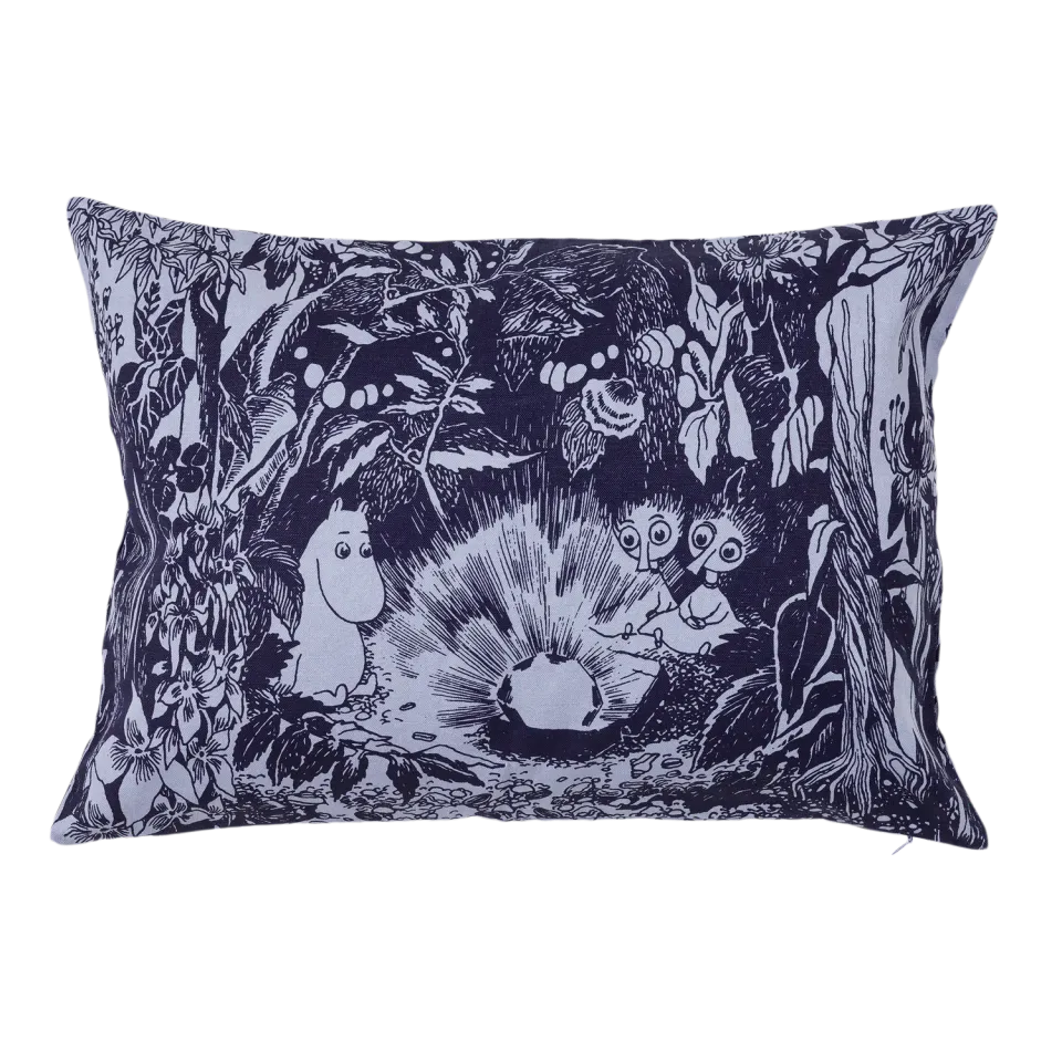 Moomintroll Mystical Forest housse de coussin 40x58 cm lin