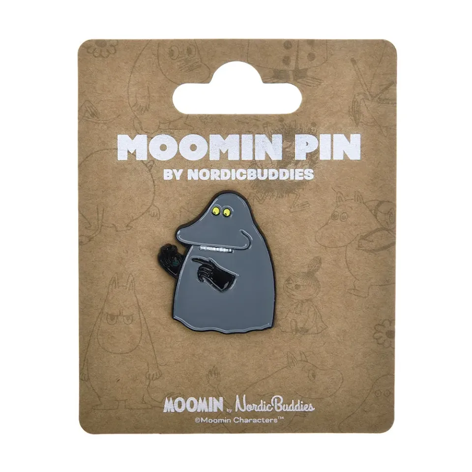 Moomintroll The Groke Pin's Gris Métal 4x3 cm
