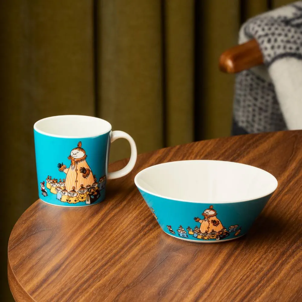 Moomin Mymble's Mother bol 15cm turquoise céramique
