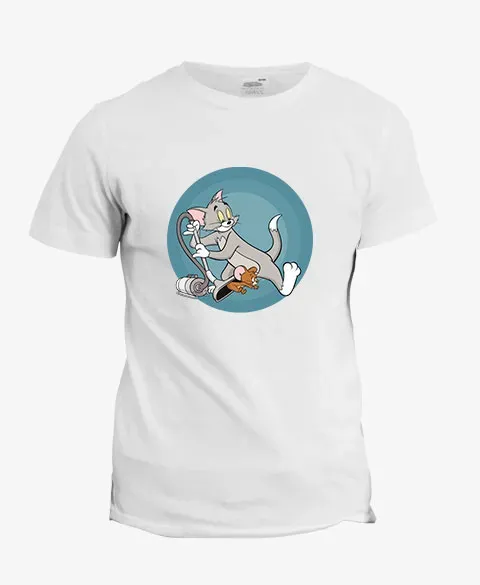 Pixgoodies Tom & Jerry t-shirt coton fan cartoon