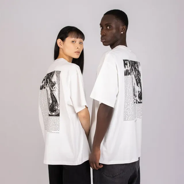 Moomintroll Comet Stilts t-shirt blanc coton bio