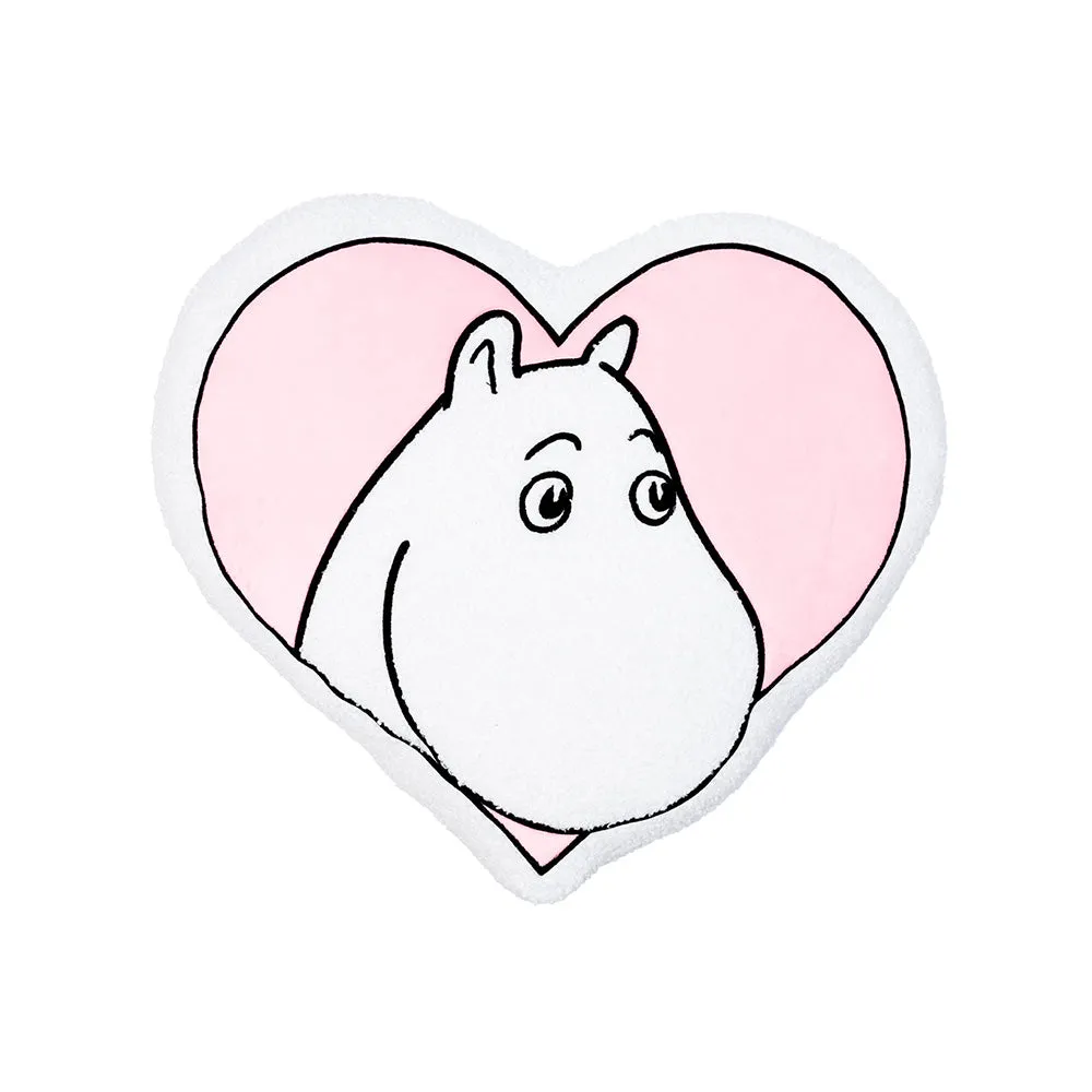 Moomintroll Love coussin rose 46x39 cm