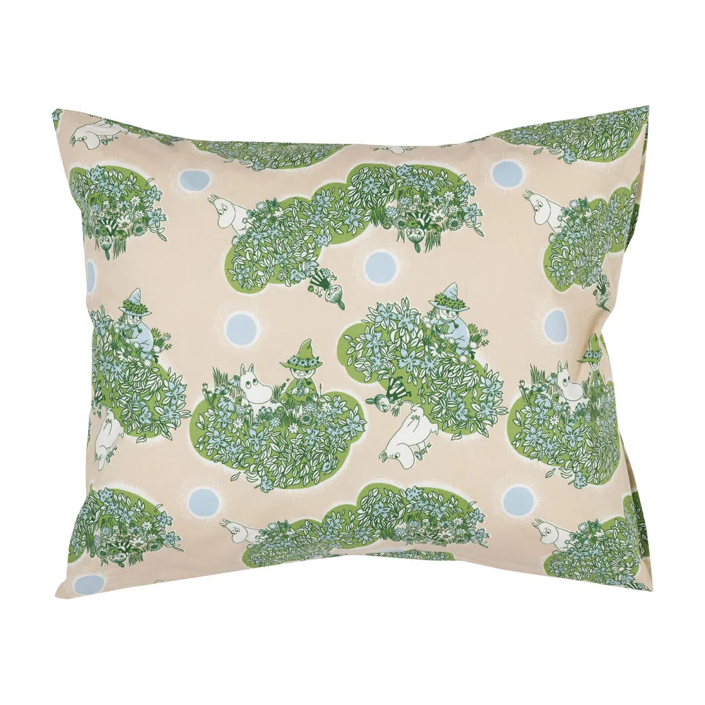 Moomintroll Always Together parure de lit 150x210 cm verte