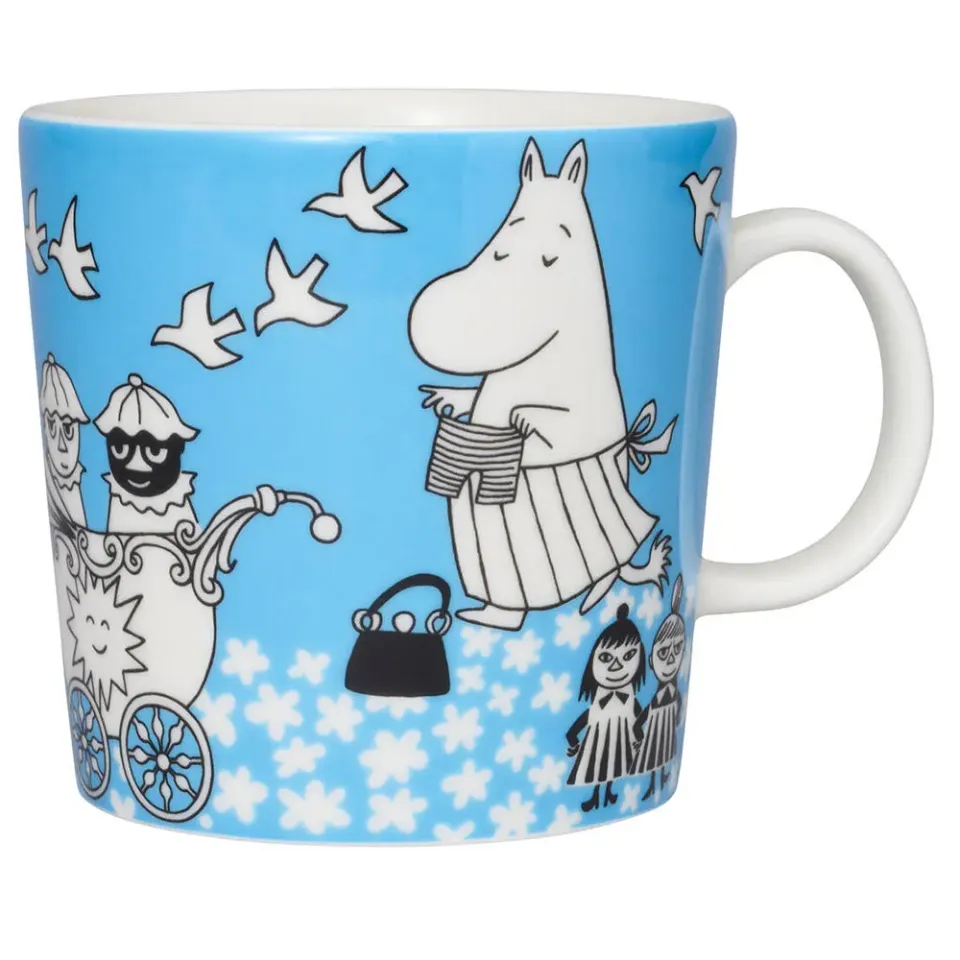 Moomintroll Peace mug bleu 0,4 L Moominmamma