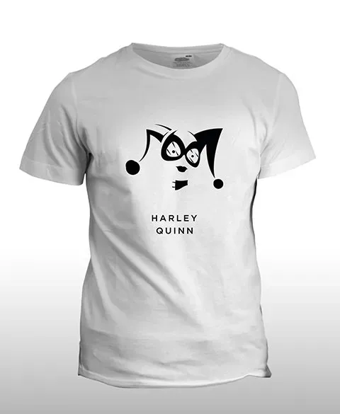 Pixgoodies Batman Harley Quinn t-shirt coton