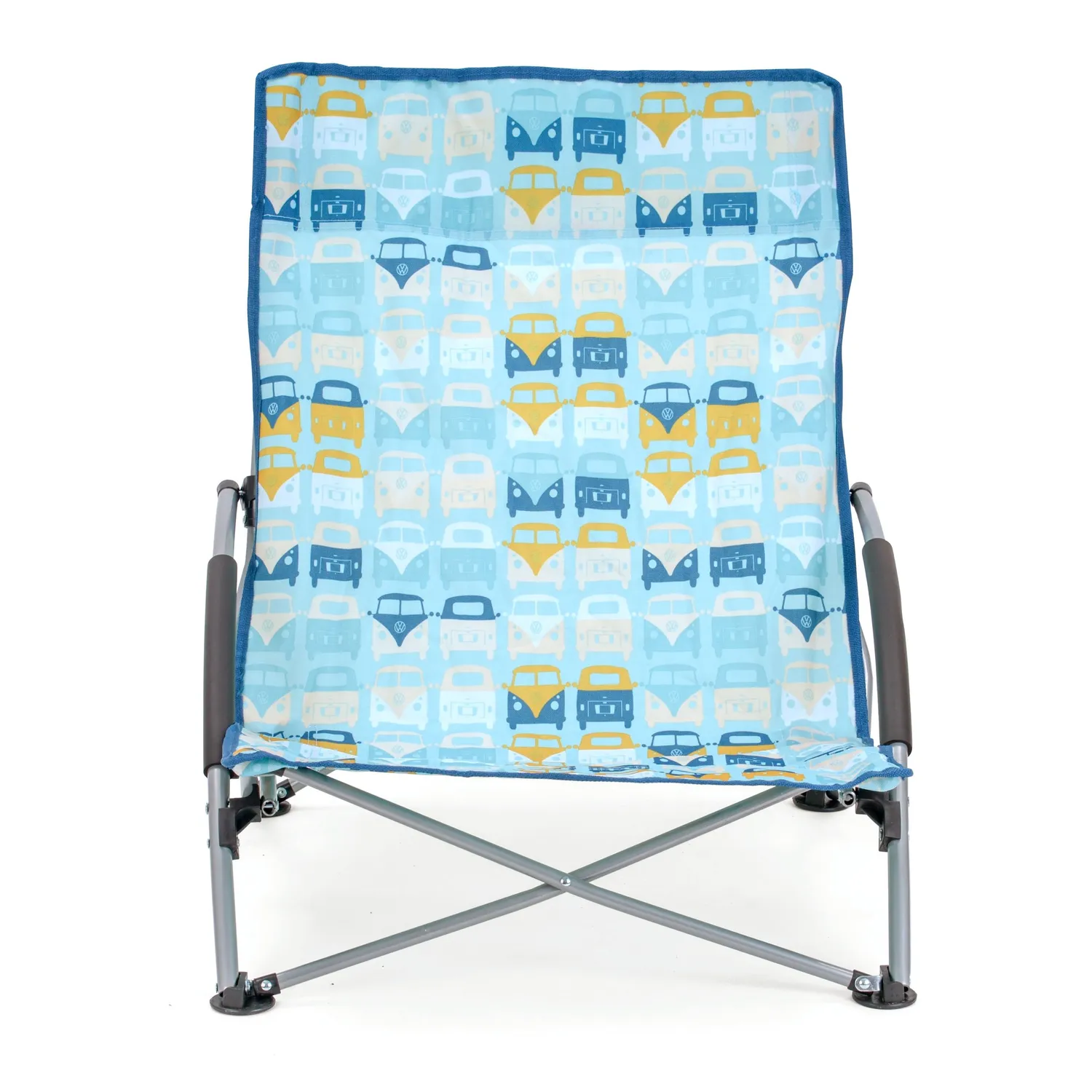 Brisa T1 Combi chaise basse pliante camping bleu 70 cm