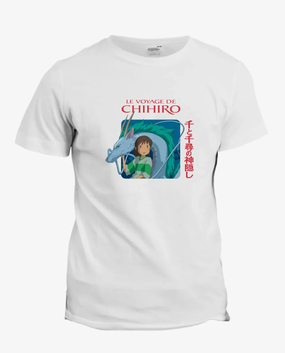 Le Voyage de Chihiro t-shirt coton Ghibli