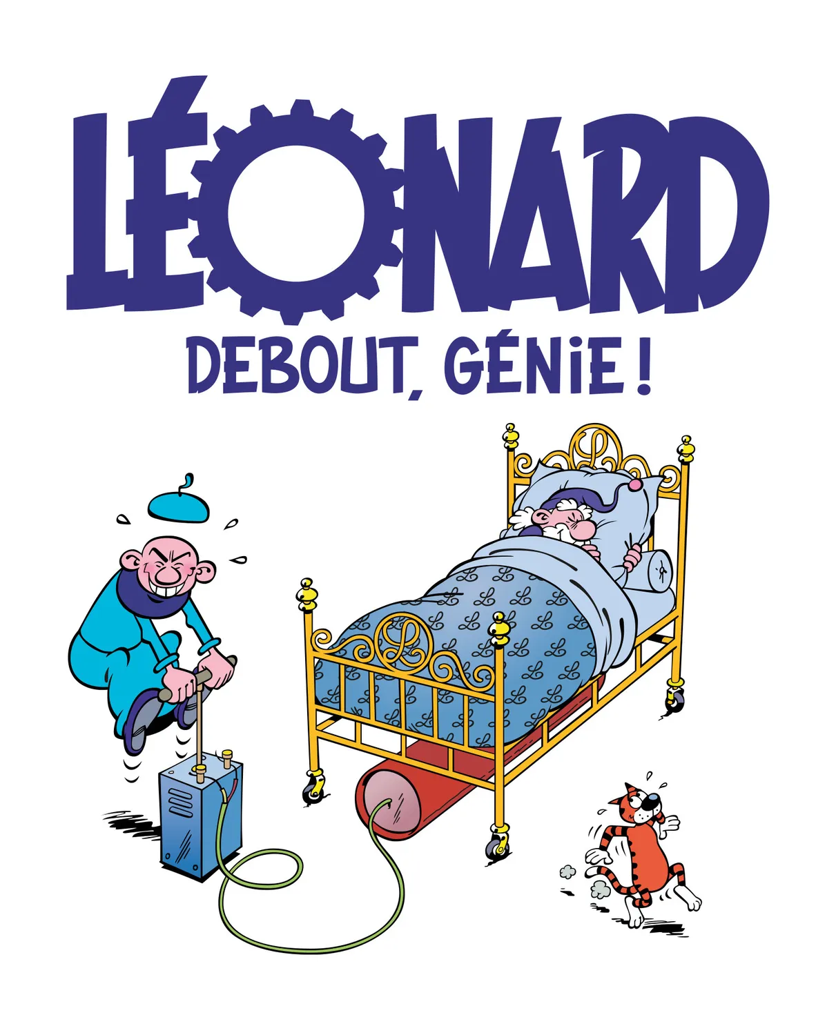 Pixgoodies Léonard un génie de la bande dessinée t-shirt coton