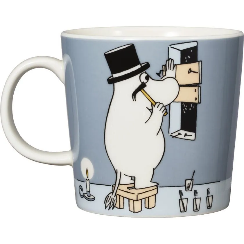 Moomintroll Moominpappa mug gris céramique 0,3 L