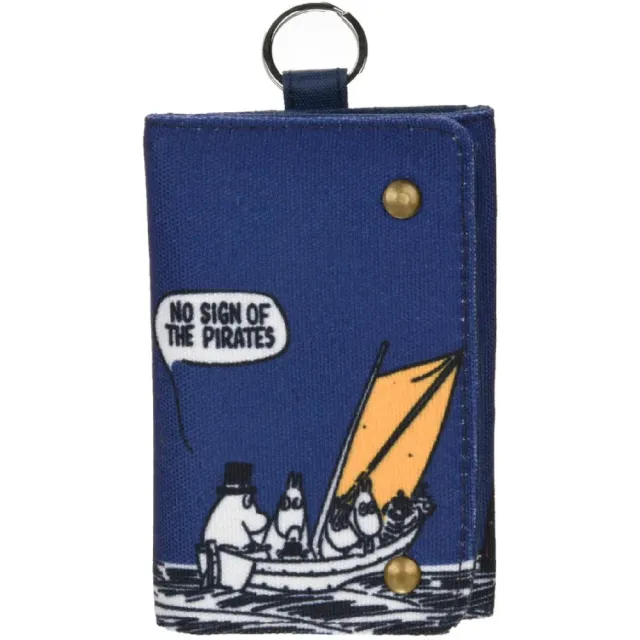 Moomintroll Sea Moominpappa portefeuille toile bleu