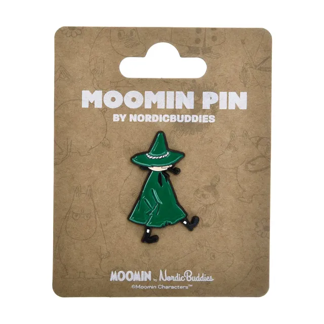 Moomintroll Snufkin pin's vert métal 4x3 cm