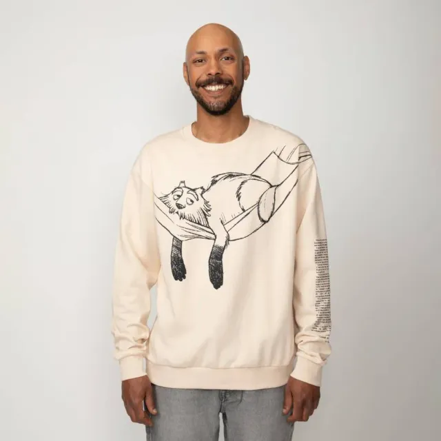 Moomintroll Muskrat Sweat beige coton homme